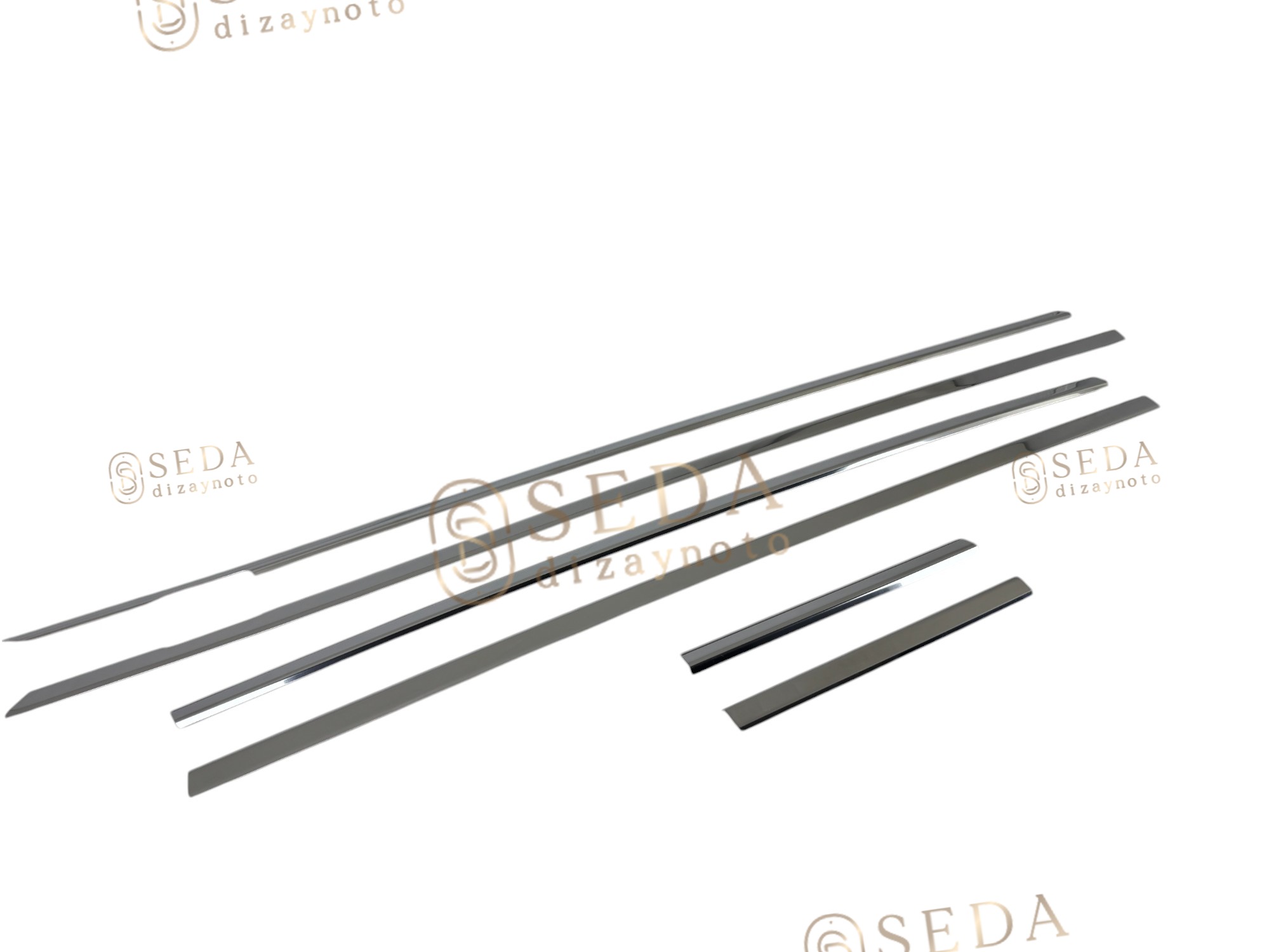 VW Passat 3b SD 2000 > 2005 Cam Çıtası 4 Prç. P. Çelik - Görsel 5