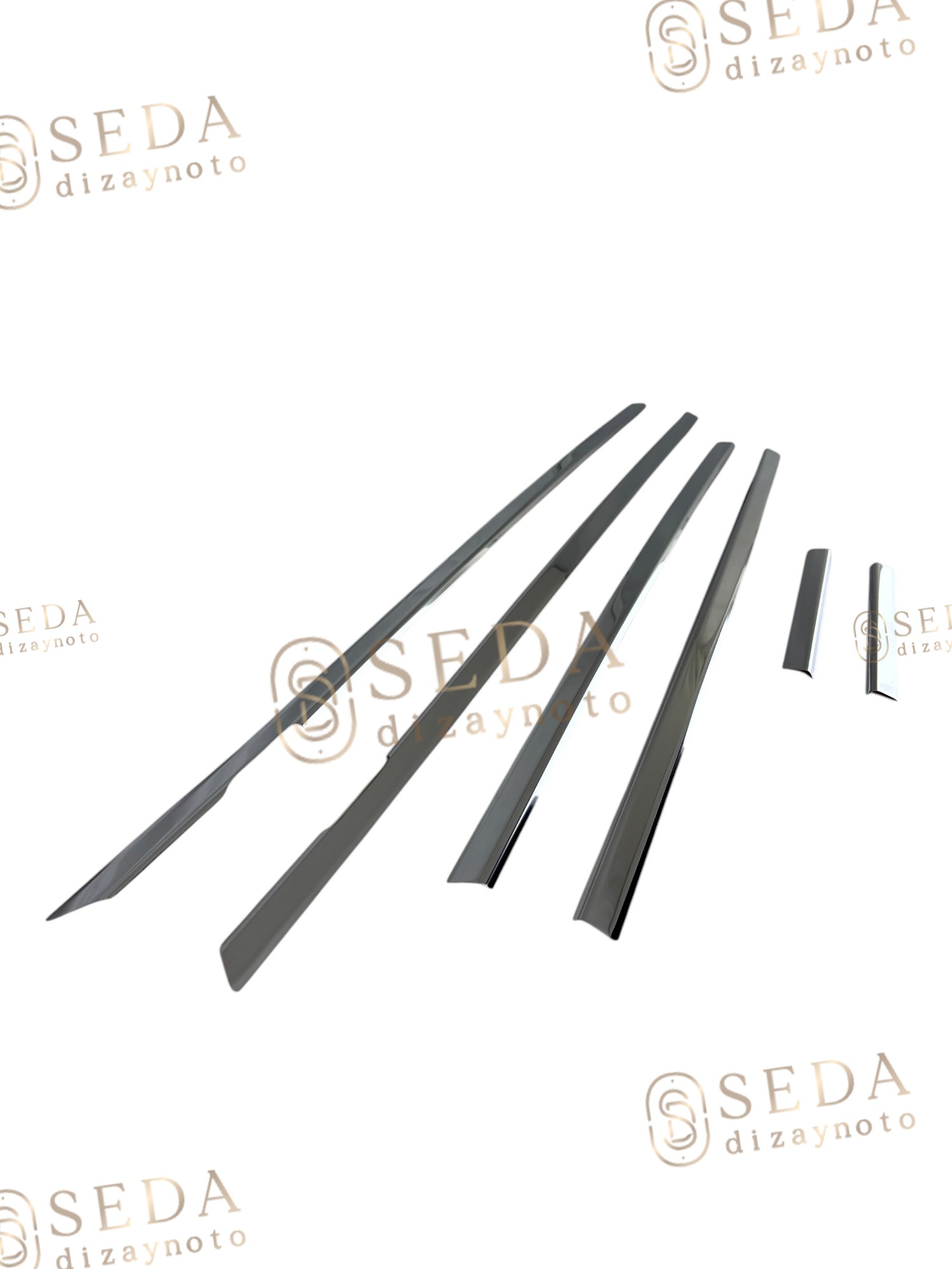 VW Passat 3b SD 2000 > 2005 Cam Çıtası 4 Prç. P. Çelik - Görsel 3