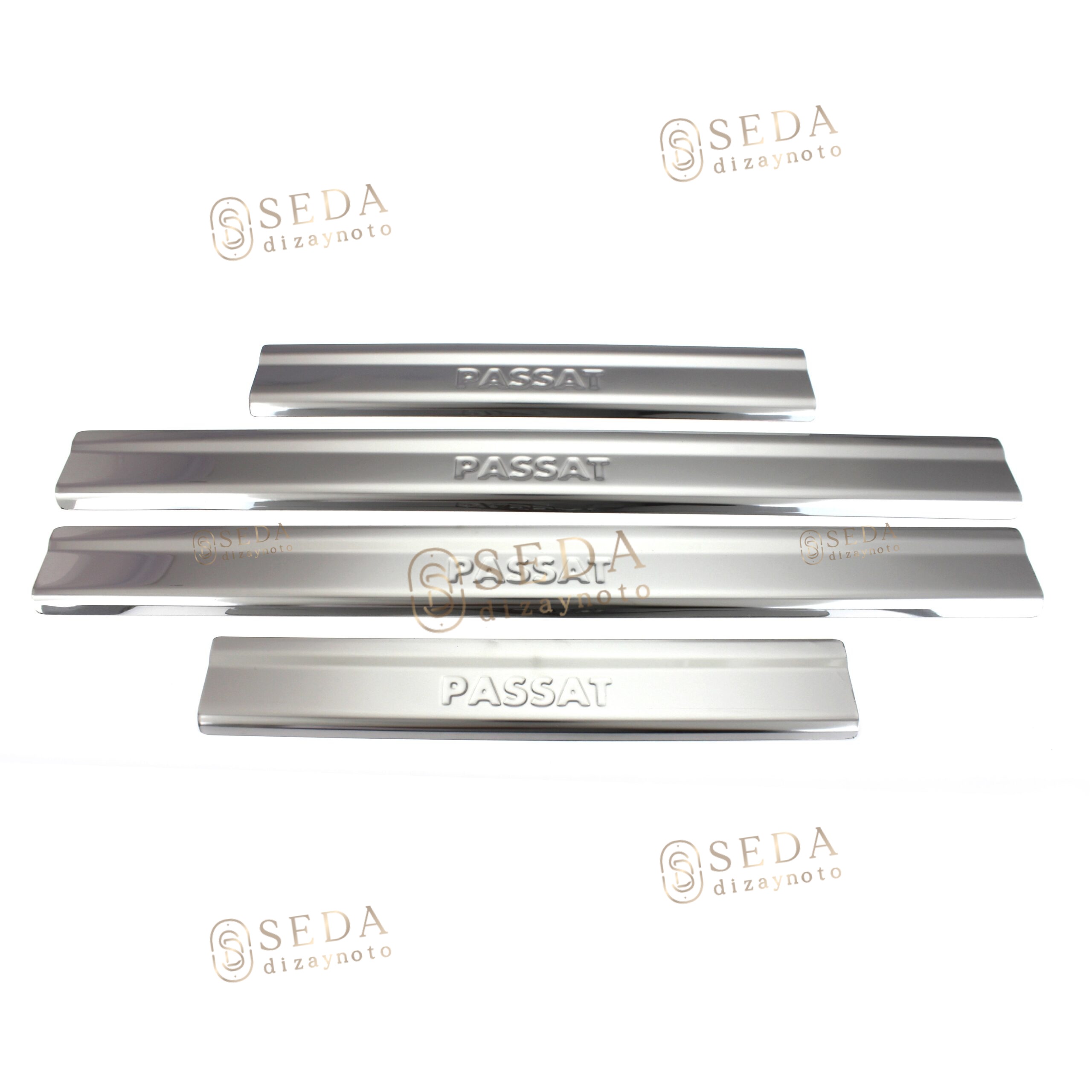 VW Passat B6 (3c) SD 2005 > 2015 Kapı Eşiği 4 Prç. P. Çelik - Görsel 3