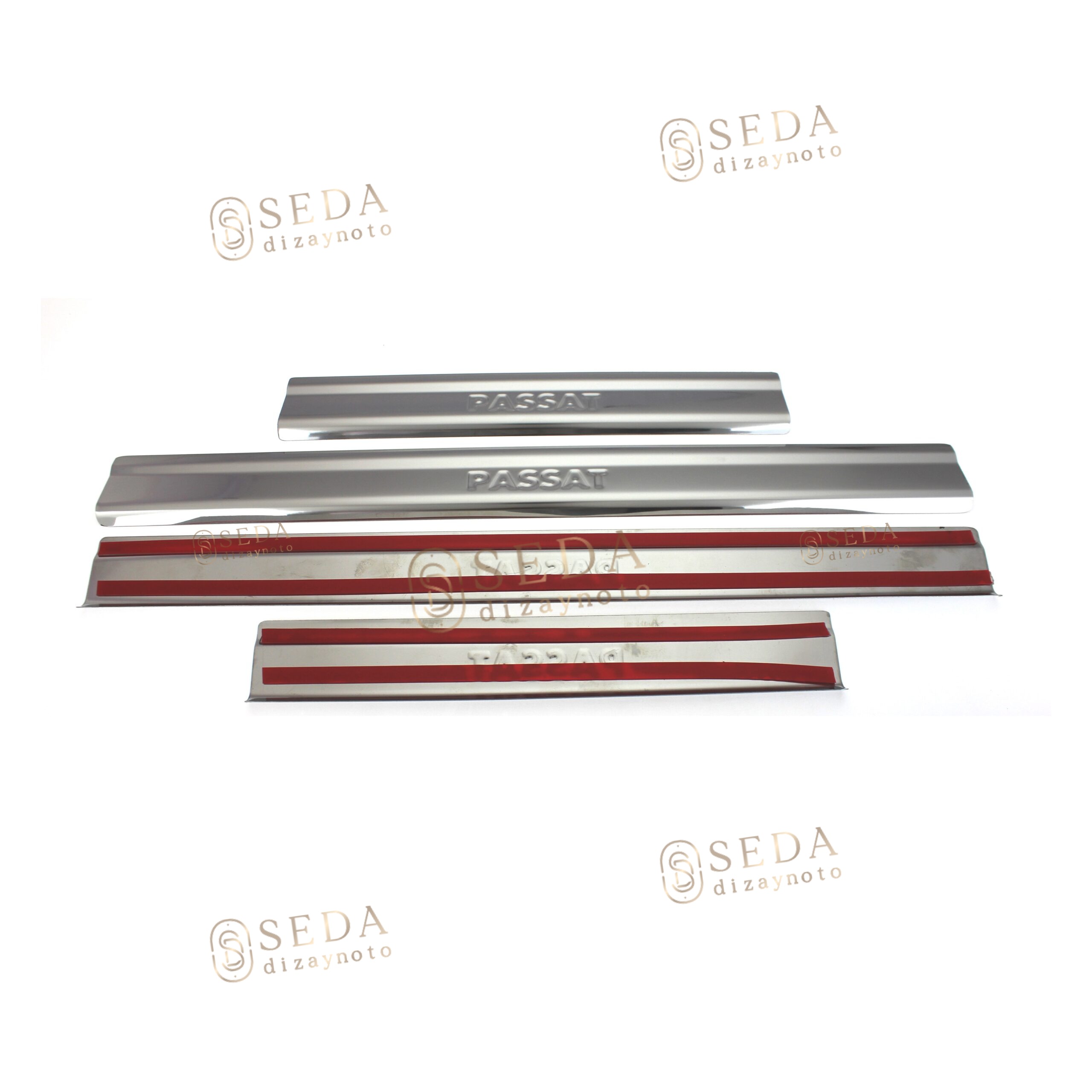 VW Passat B6 (3c) SD 2005 > 2015 Kapı Eşiği 4 Prç. P. Çelik - Görsel 4