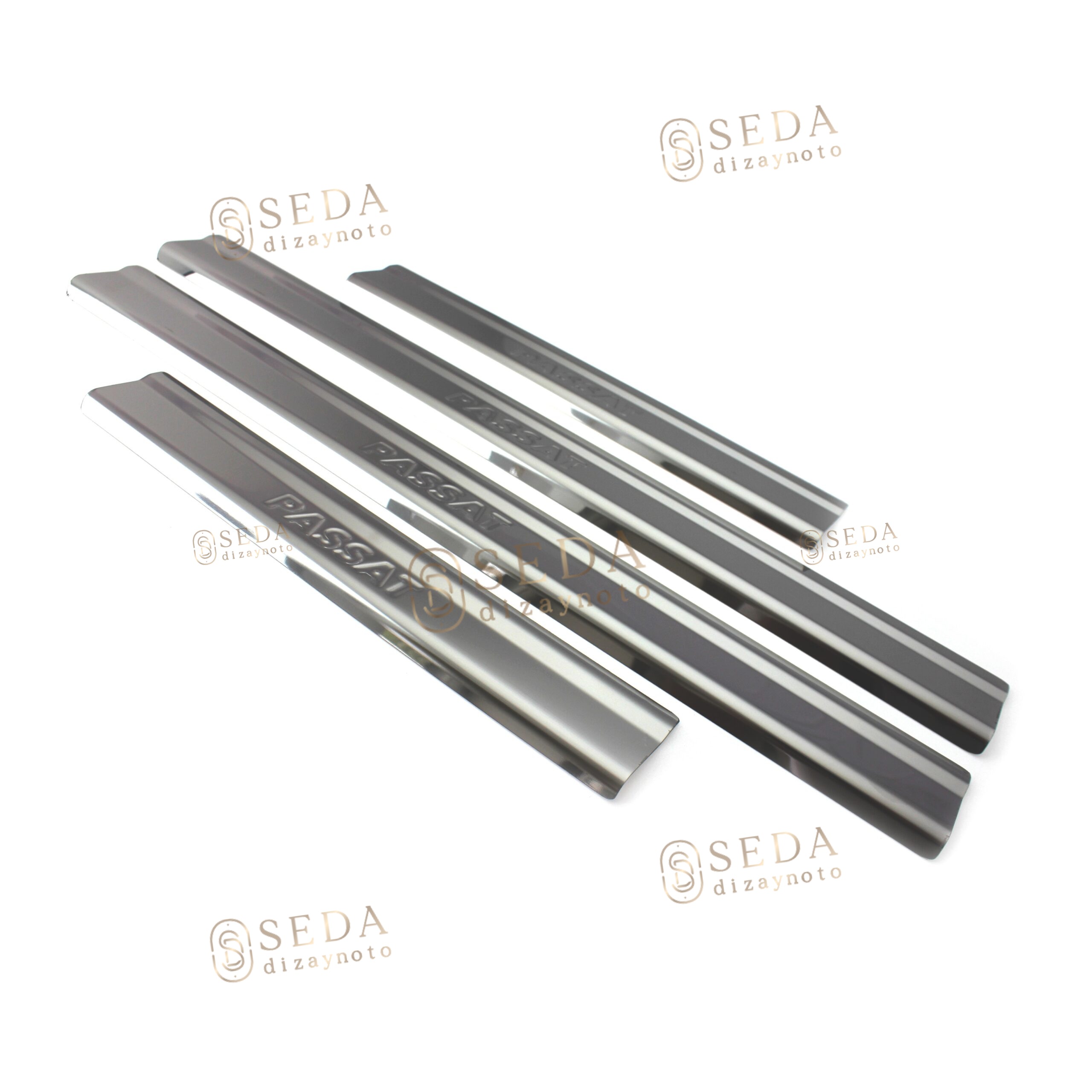 VW Passat B6 (3c) SD 2005 > 2015 Kapı Eşiği 4 Prç. P. Çelik